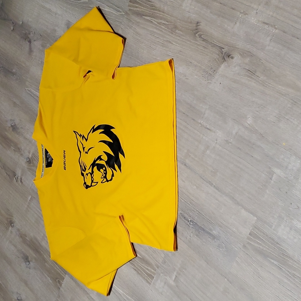 Bauer Team 2012 Hockey senior yellow Jersey size XL